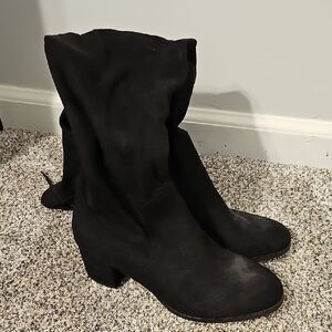 Dream Pairs Black Heeled Boots